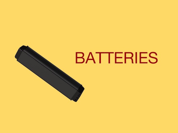 Battery for Electric Bicycle Carbon Fiber Framesets