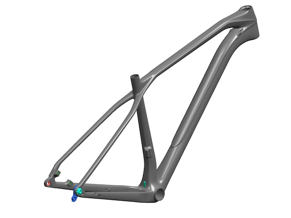 Hardtail Carbon Fiber Mountain Bike Frame