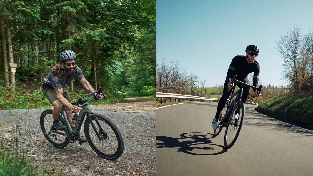 the geometry difference between E gravel bike frames and E road bike frames