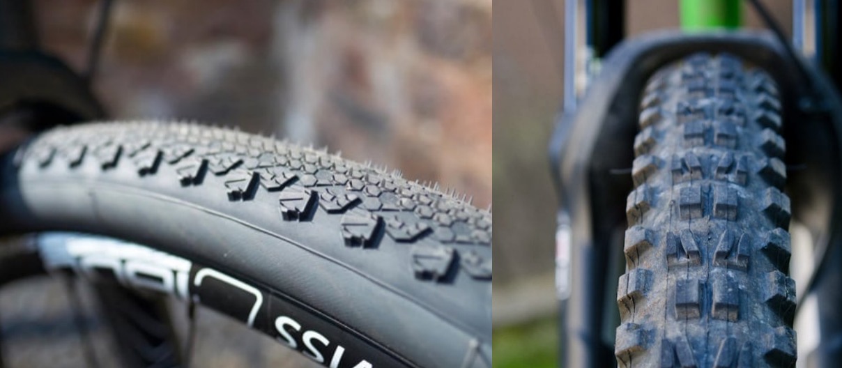  gravel E bike and MTB E bike tires
