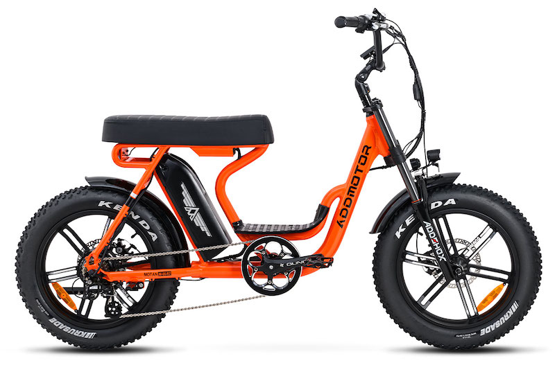Moped style electric bike frames