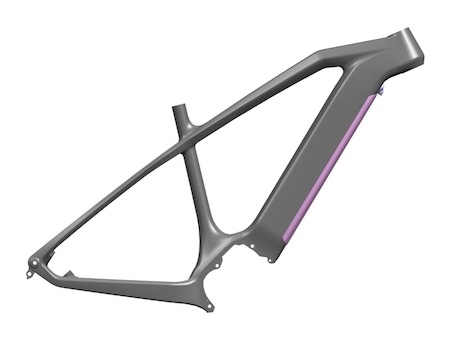 lightweight Carbon Fiber e-bike frames