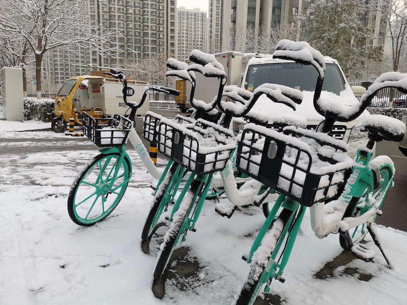The Weather Turns Cold And Public Bikes Go Into 